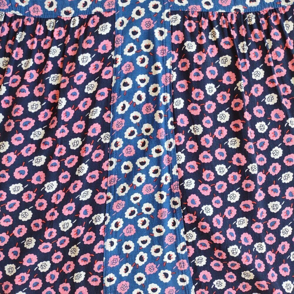 Boden Azalea Bud Floral Tunic Dress Boho Chic Casual Garden Cottage Size 4 - Picture 5 of 7